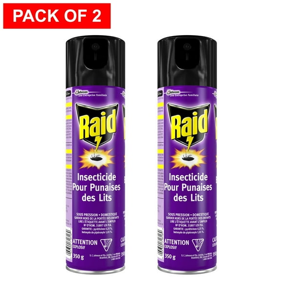 Raid Bed Bug Killer, 350g (Pack Of 2)