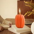 thumbnail image 5 of SHIMELE Halloween Pumpkin Candle - Handmade Simulated Pumpkin Wax Candle - Aromatherapy Candle - Soothing Orange Scented Decor - Perfect for Fall Ambiance, 5 of 7