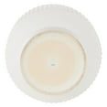 thumbnail image 4 of DecMode 10", 8", 7"W Wide Fluted White Ceramic Planter with Tapered Base (3 Count), 4 of 13
