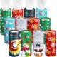 thumbnail image 1 of 12 piezas de soporte para pañuelos de papel para coche de Navidad con pañuelos faciales a granel, caja de pañuelos cilíndrica redonda para viaje, tubos de pañuelos, servilletas, contenedor para, 1 of 6