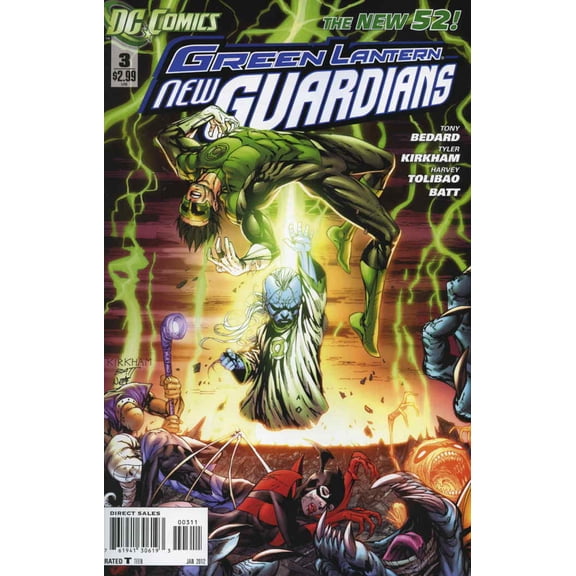Green Lantern: New Guardians #3 VF ; DC Comic Book