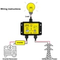 thumbnail image 2 of EIIDAR ATS AC120V 20 Amp Auto Transfer Switchï¼Transfer Switch for Home Generatorï¼Automatic Transfer Switches., 2 of 5