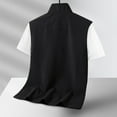 thumbnail image 4 of Vedolay Winter Jackets for Men Open Front Cardigans Soft Draped Ruffle Jackets Black,2XL, 4 of 4