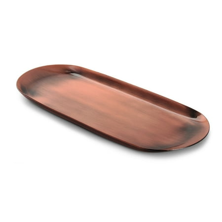 

Stainless Steel Oval Tray 23X9.5x1cm Multi-color Metal Serving Tray for Food Aromatherapy Candle Tool Bathroom Kitchen New