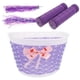 thumbnail image 5 of Kids Bicycle Handlebar Basket Practical Storage For Children Bike Outdoor Cycling Purple 21.00X13.00X10.00CM Wear-Resistant 1 Set, 5 of 5