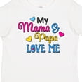 thumbnail image 4 of Inktastic My Mama and Papa Love Me with Hearts Boys or Girls Toddler T-Shirt, 4 of 5