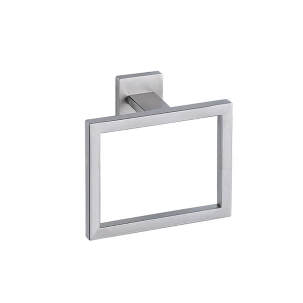 Juego de herrajes para baño Advancent barra de toalla de Acero inoxidable anillo soporte de papel autoadhesivo plata