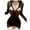 Black, variant on Pin up Lingerie for Women plus Size Kimono Lingerie Lingerie for Women Open Crotch Sexy Lingerie Yes Daddy Romper Womens Lingerie Corset with Garter And Stockings And Lingerie Set Stockings