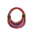 thumbnail image 2 of Bolsos de mano con nudo de moda para mujer, bolso de mano de marca de lujo, bolso de hombro tejido con hilo multicolor, bolso de mensajero para niñas, 2 of 5