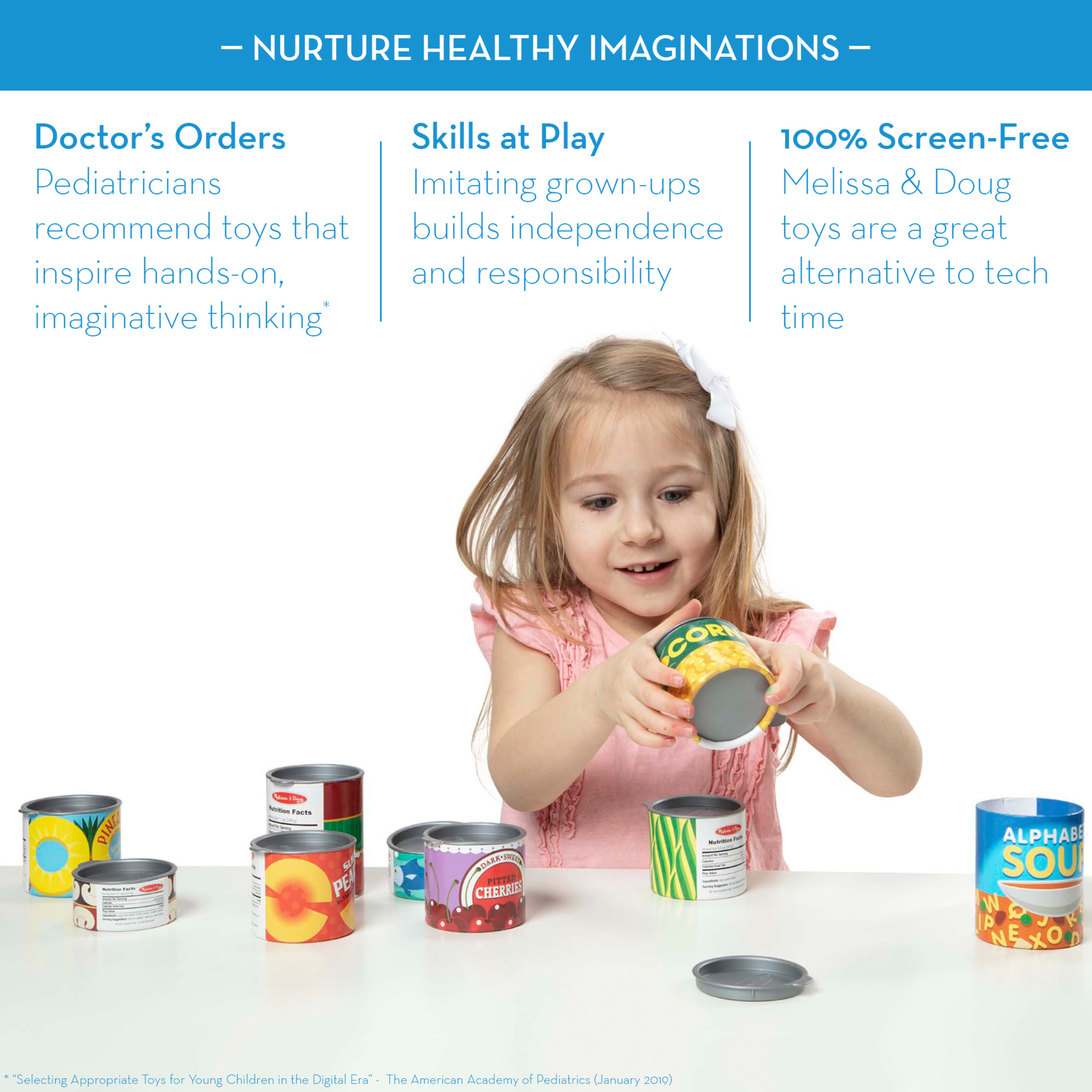 Melissa & Doug Stackable Grocery Cans Set photo 8
