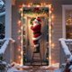thumbnail image 1 of Christmas Door Sticker Decoration Hanging Cloth Holiday Party Decoration Background Cloth Room Door With Tapestry Cloth, 1 of 6