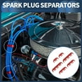 thumbnail image 2 of Separadores de bujías de motor Unique Bargains de 6 piezas, separadores de cables de encendido de 7 mm y 8 mm para Chevrolet y Ford, color rojo, 2 of 6