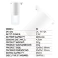 thumbnail image 4 of Inteprter Dispensador de jabón con Sensor automático sin contacto de 350ml, espuma con carga USB, Sensor infrarrojo inteligente, dispensador de jabón Juegos de accesorios de baño Blanco Inteprter HA005547-01, 4 of 6