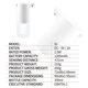 thumbnail image 4 of Inteprter Dispensador de jabón con Sensor automático sin contacto de 350ml, espuma con carga USB, Sensor infrarrojo inteligente, dispensador de jabón Juegos de accesorios de baño Blanco Inteprter HA005547-01, 4 of 6