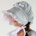 thumbnail image 2 of Making Believe Girls Deluxe Bonnet (Girls 4-8 Years, White), 2 of 3