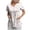 Z03-White, variant on HCNTES Scrubs Tops for Women V Neck Cute Printed Scrub Tops Women Nurse Shirt Soft Casual Uniform with 2 Pockets(Light Blue,S)