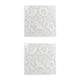 thumbnail image 4 of Inteprter 4 pack/lote Panel de pantallas divisorias colgantes Panel divisor de habitación DIY ligero y elegante moderno Carta del pájaro blanco 2Conjunto, 4 of 6