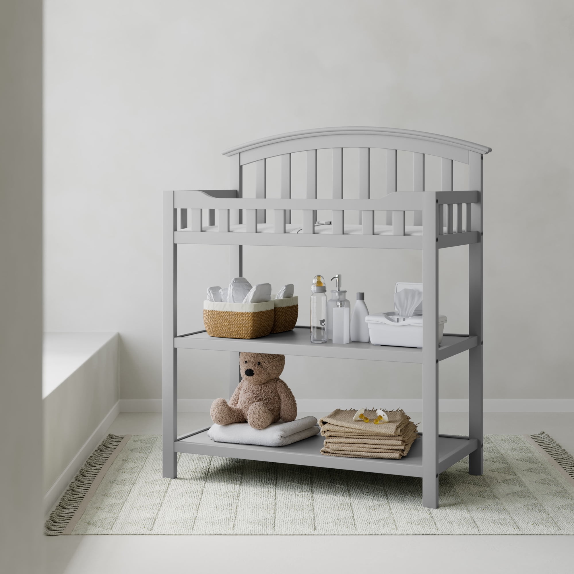 Graco Infant Changing Table, Pebble Gray