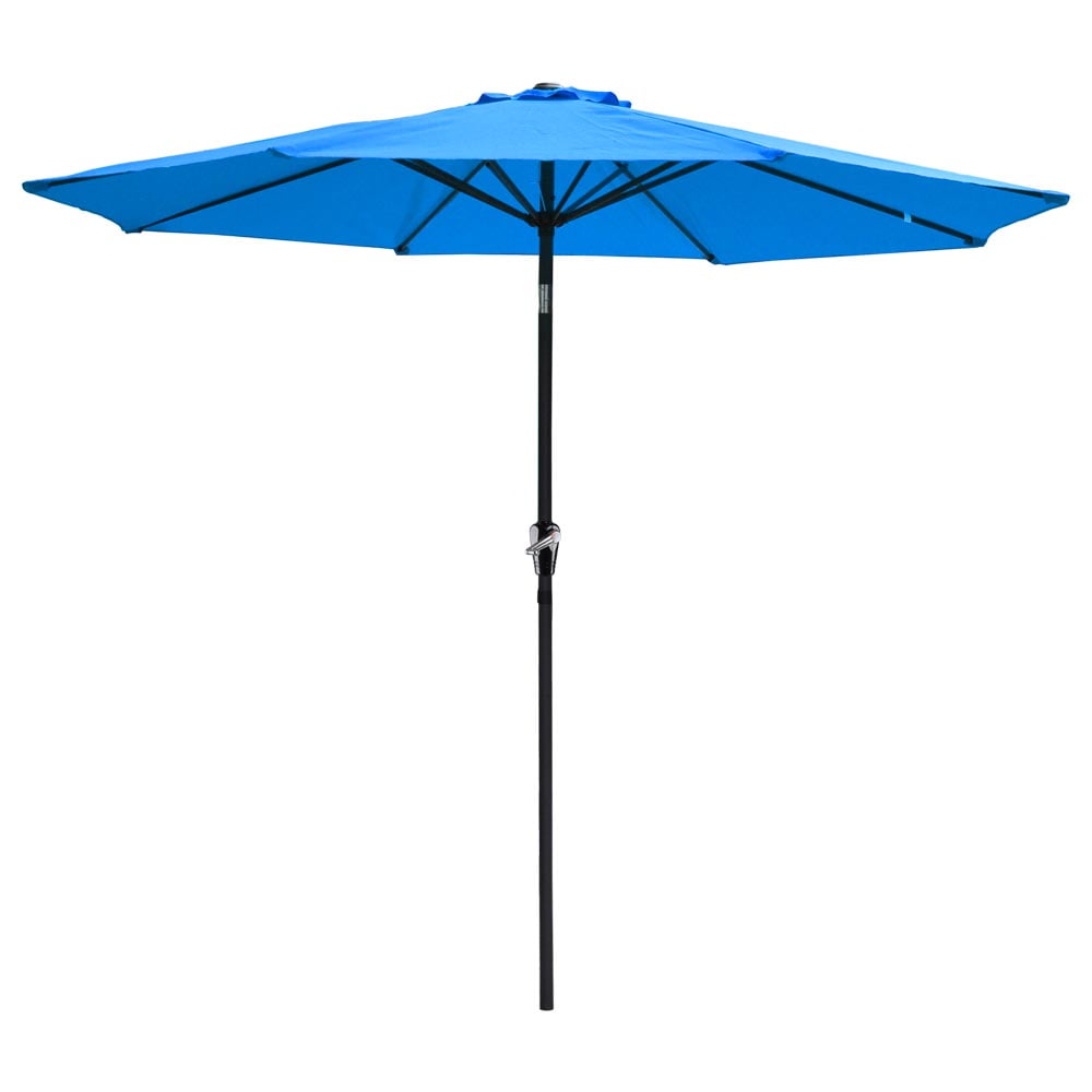 YesHom 9ft Aluminum Outdoor Garden Patio Umbrella with Crank Tilt Deck Market Yard Beach... by Yescom