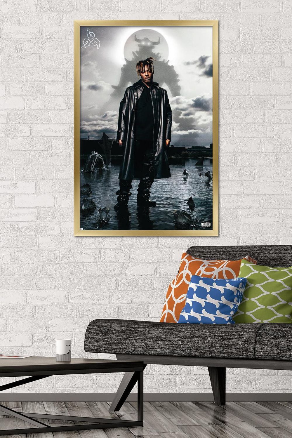 Juice WRLD - Fighting Demons Album Cover Wall Poster, 22.375" x 34"