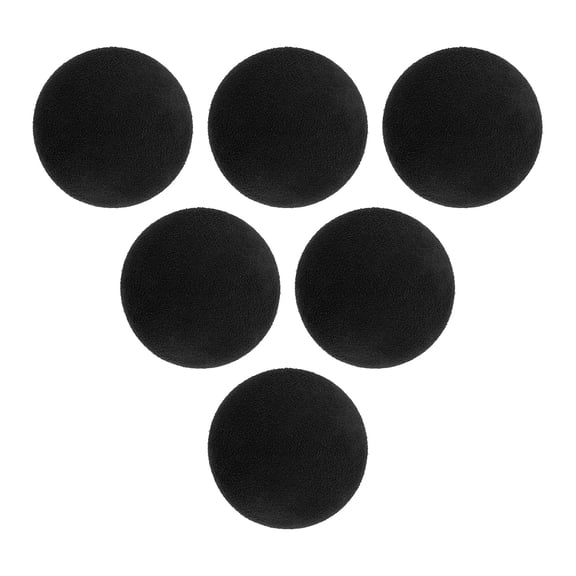 Uxcell Practice Golf Balls, Foam Golf Balls 6Pcs & Black Realistic Feel and Limited Flight - Fitting for (Indoors/Outdoors Training)
