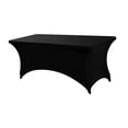thumbnail image 3 of jifeng Table Cloth Stretch for Folding Table Tablecloth for Events Birthday Outdoor Black, 3 of 9