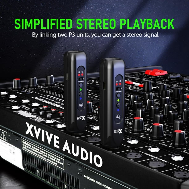 Xvive P3 Wireless XLR Bluetooth Receiver, Bluetooth Adapter for