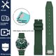 thumbnail image 3 of Correa de caucho FKM con eslabón final de acero de liberación rápida de 20 mm y 21 mm para cronómetro IWC Pilot Mark 20, correa de reloj de caucho fluorado resistente al agua para hombre, 3 of 5