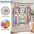 thumbnail image 5 of Hugs Girls Blackout Curtains Thermal Insulation 63 inch Grommet for Bedroom Living Room Bathroom Kitchen Windows 2 Pack, 5 of 6