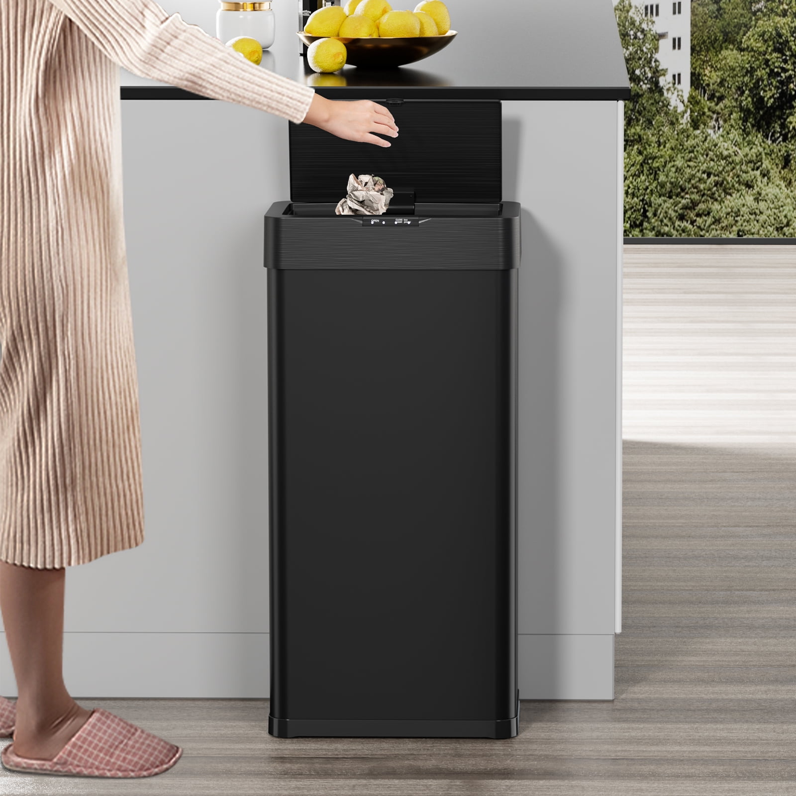 TLSUNNY 70 L Motion Sensor Trash Can, Automatic Sensor Garbage Bin for Kitchen/Bedroom/Office