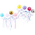 thumbnail image 1 of Coofit Cake Toppers Sequin Ball 8PCS Decorative Cupcake Picks Cake Decoration Sticks, 1 of 10