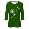 thumbnail image 4 of LiMoi Fall Shirts Women's Top T Shirt 3/4 Sleeves Women Womens Blouses Fall 2025 My Orders, 4 of 4