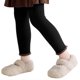 thumbnail image 1 of Girls Winter Fleece Leggings Stretchy Warm Pants Soft Warm Cotton Fabric For Outdoor Activity Everyday Wear oat XXL, 1 of 4