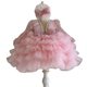 thumbnail image 5 of Vestido de princesa para niñas, estilo occidental, cuello en V, manga larga, vestido para niñas pequeñas, disfraz de pasarela para actuación de piano para niños, 5 of 6