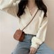 thumbnail image 5 of Suéter Lucyever de cuello en V para mujer con bolsillo, estilo coreano, suéteres sueltos de punto para mujer, jersey de manga larga de otoño para mujer, 5 of 6