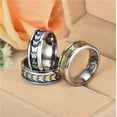thumbnail image 4 of Women Men Fashion Simple Style Stainless Steel Butterfly Rings Jewelry,Size 6-13, 4 of 8
