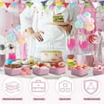 thumbnail image 6 of Topboutique Aluminum Foil Cups 30 Pcs 5 oz Dessert Cups Cupcake Liners Foil Baking Cup Disposable Ramekins Cake Pans Square Cupcake Container Foil Flan Baking Cups with Lids & Spoons for Party,Pink, 6 of 8