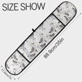 thumbnail image 3 of Dailycode Double Sided Oven Mitt with Loop Heat Resistant Kitchen Long Potholders 7" x 35" Seagulls Bird Lines, 3 of 6