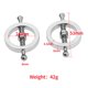 thumbnail image 5 of Dispositivo de ropa de cama para adultos con clip de pecho de acero inoxidable Toy SM Lover TFixol Negro y forma redonda, 5 of 6