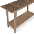 thumbnail image 4 of Steve Silver Milani Natural Wood Rectangle Sofa Table, 4 of 7
