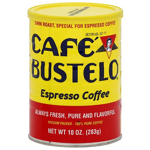 Cafe Bustelo Espresso Ground Coffee, 10 oz (Pack of 12)