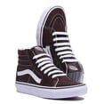 thumbnail image 5 of Vans SK8 Hi Chocolate Torte/True White Men's Classic Skate Shoes Size 7, 5 of 6