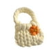 thumbnail image 3 of Bolso de crochet para mujer, con asa superior, elegante y suave, para fiesta de trabajo. blanco, 3 of 9