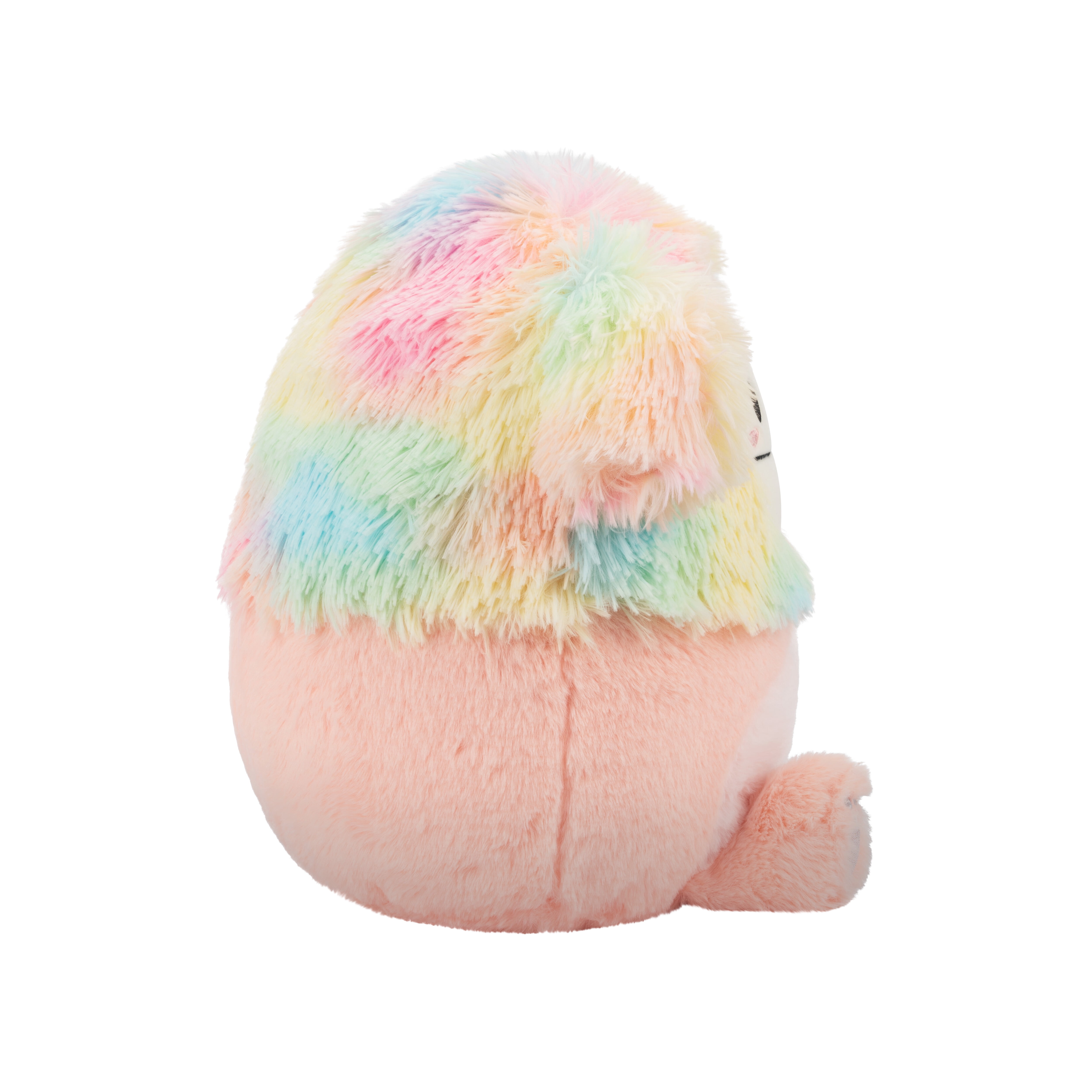 Squishmallows FuzzAMallow Official 12 inch Diane the Bigfoot with Rainbow Hair - Child's Ultra Soft Plush Toy