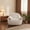 White, variant on iooHug Faux Fur Accent Chair, Comfy Bean Bag Chair with Back Support, Plush Floor Sofa for Living Room, White