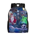 thumbnail image 1 of Nightmare Before Noël Sacs à Dos pour Enfants Sac d'École Sac à Dos Décontracté pour Voyage Randonnée, 1 of 5