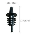 thumbnail image 2 of DEEPCRAFF 10pcs Spout Pourers for Pouring Liquids with Black Plastic Design, 2 of 8