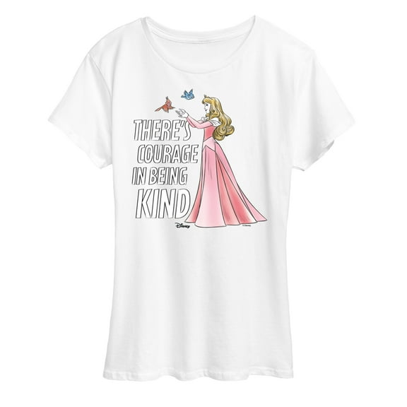 Disney Princess - There's Courage In Being Kind - Women's Short Sleeve Graphic T-Shirt