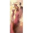 thumbnail image 2 of Filatov, Elena 15x32 White Modern Wood Framed Museum Art Print Titled - Eleganz II, 2 of 4