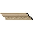 thumbnail image 2 of 2 3/8"H x 2 1/4"P x 3 1/4"F x 94 1/2"L Lanarkshire Carved Wood Crown Moulding, Alder, 2 of 5